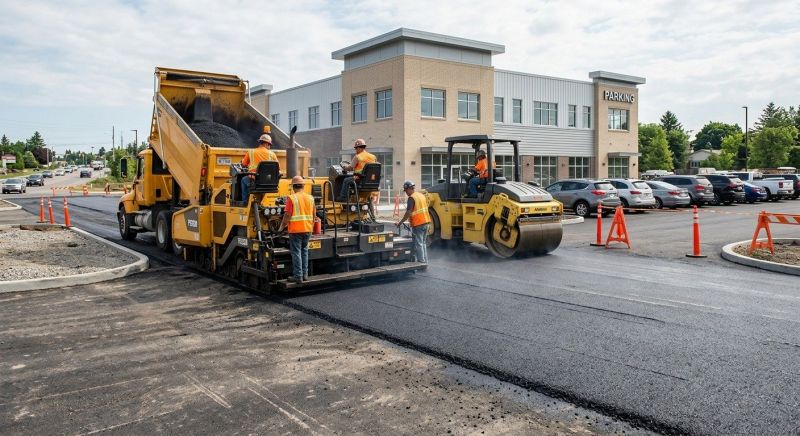 Asphalt Parking Lot Paving in Little Rock, AR