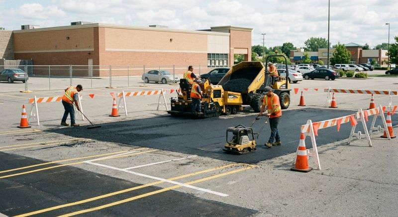 Asphalt Parking Lot Repair in San Diego, CA