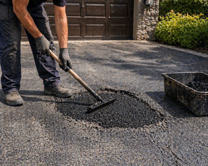 Asphalt Pothole Filling in Orange County, CA