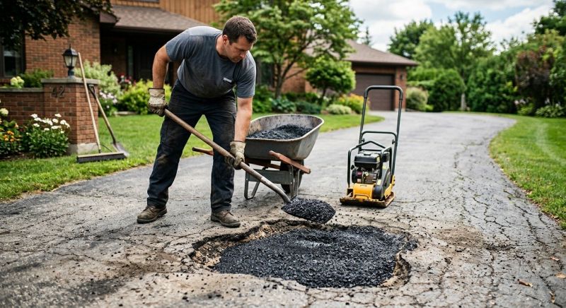Asphalt Pothole Filling in Little Rock, AR
