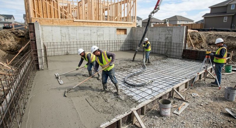Basement Concrete Installation in Fredericksburg, VA