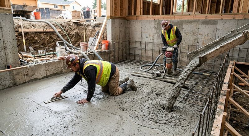 Basement Slab Installation in Fredericksburg, VA