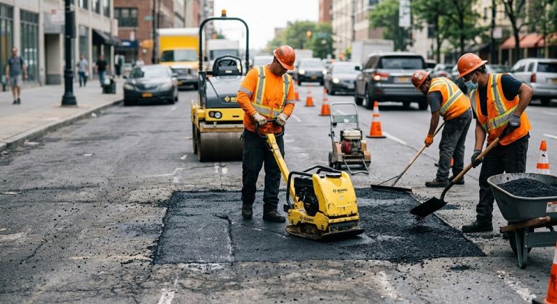Commercial Pothole Repair in Savannah, GA