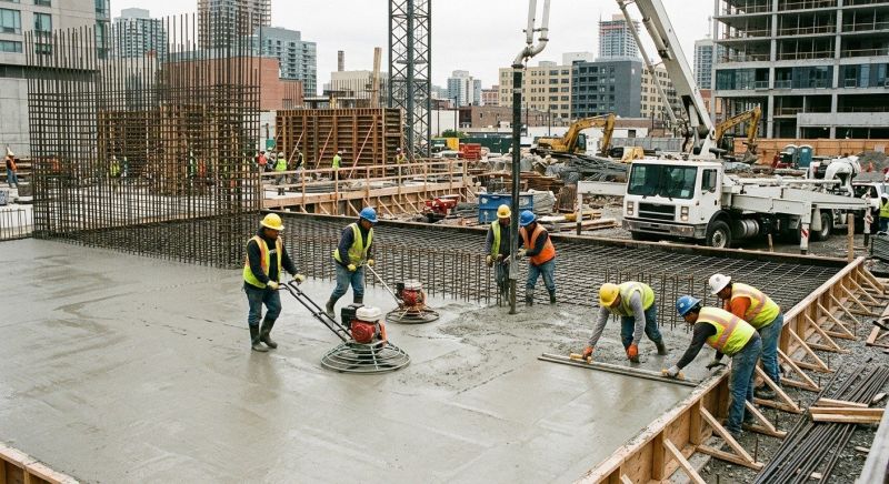 Commercial Slab Construction in Fargo, ND