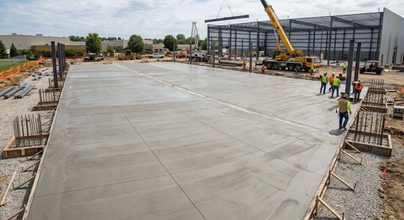 Commercial Slab Installation in Spartanburg, SC