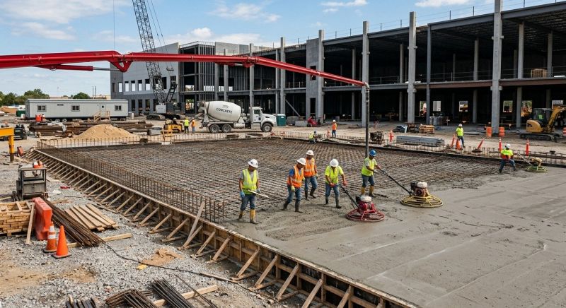 Commercial Slab Installation in Sarasota, FL
