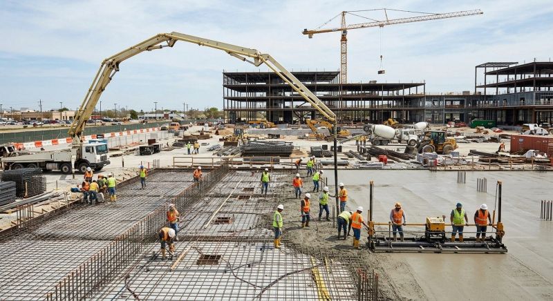 Commercial Slab Installation in Woodbridge, VA