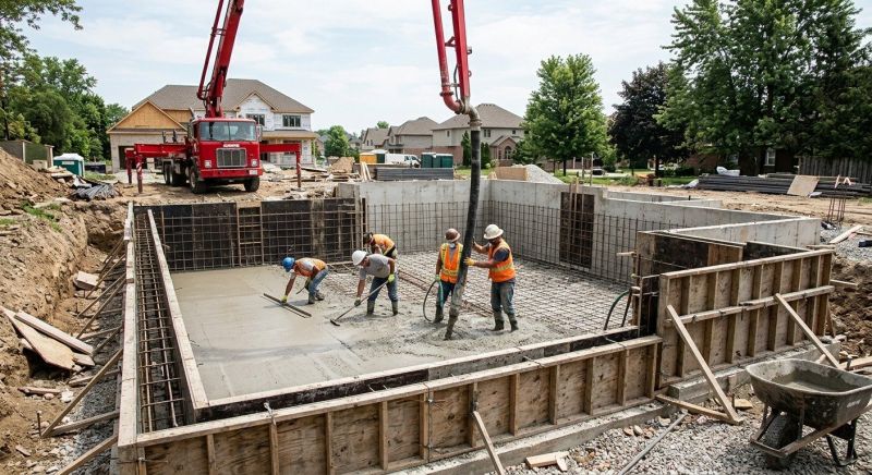 Concrete Basement Pouring in Fredericksburg, VA