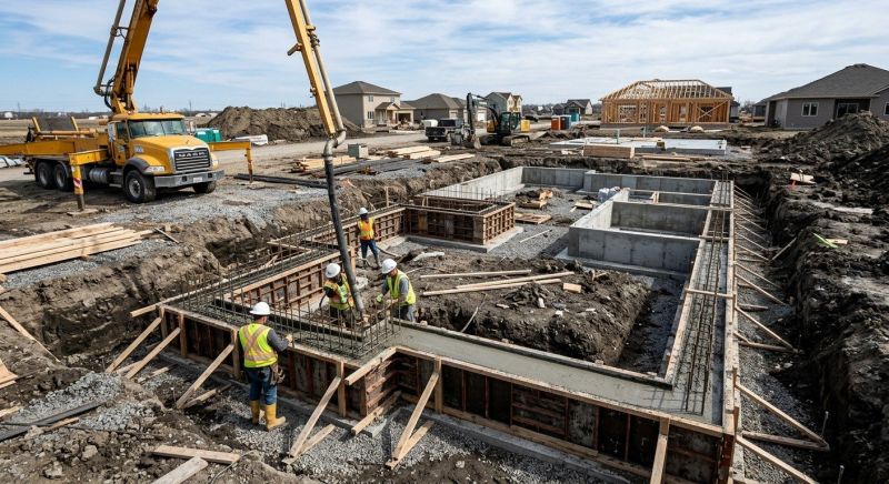 Concrete Foundation Installation in Columbus, OH