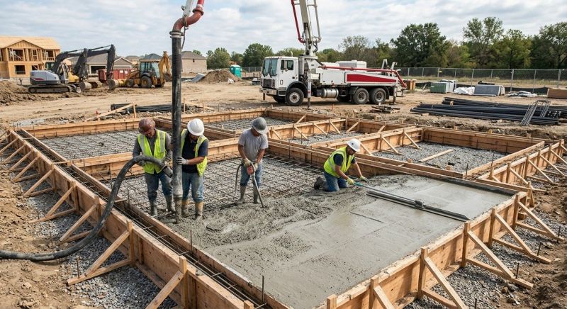 Concrete Foundation Installation in Columbus, OH