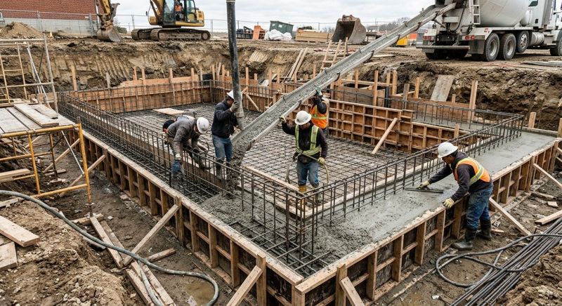 Concrete Foundation Pouring in Fort Worth, TX