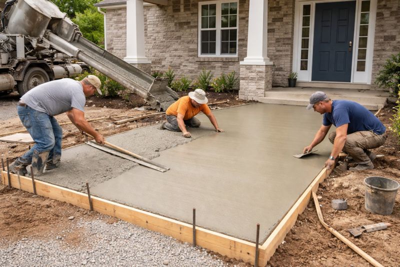 Concrete Porch Installation in Denver, CO