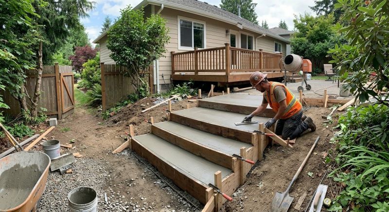 Concrete Stairs Installation in Denver, CO