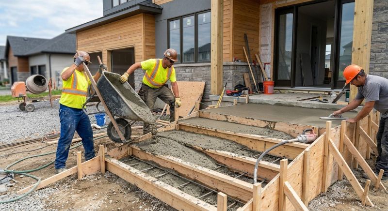 Concrete Steps Pouring in Salt Lake City, UT
