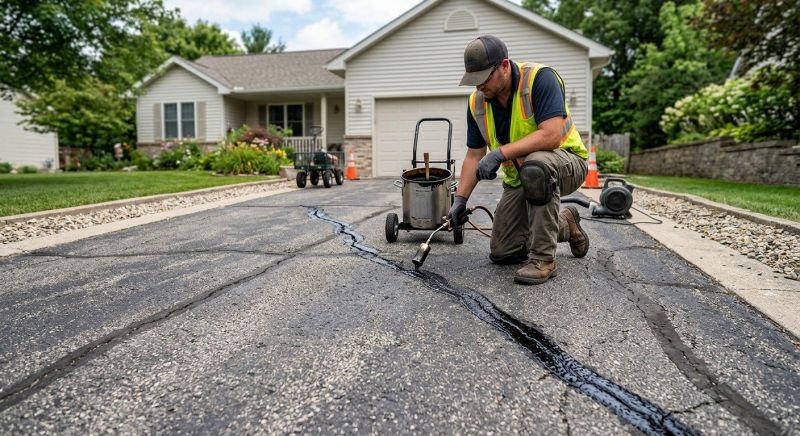 Driveway Blacktop Repair in Little Rock, AR