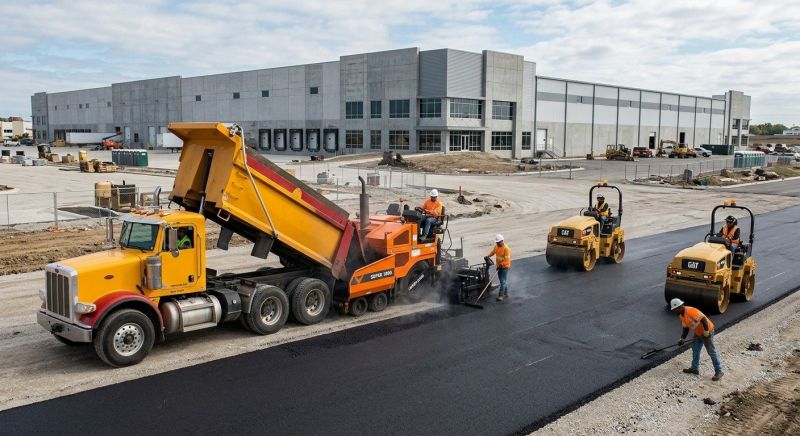 Industrial Asphalt Paving in Orange County, CA