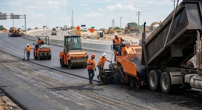 Industrial Asphalt Paving in Los Angeles, CA