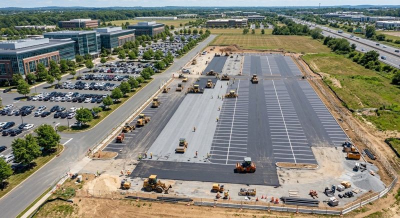 Parking Lot Expansion in Little Rock, AR