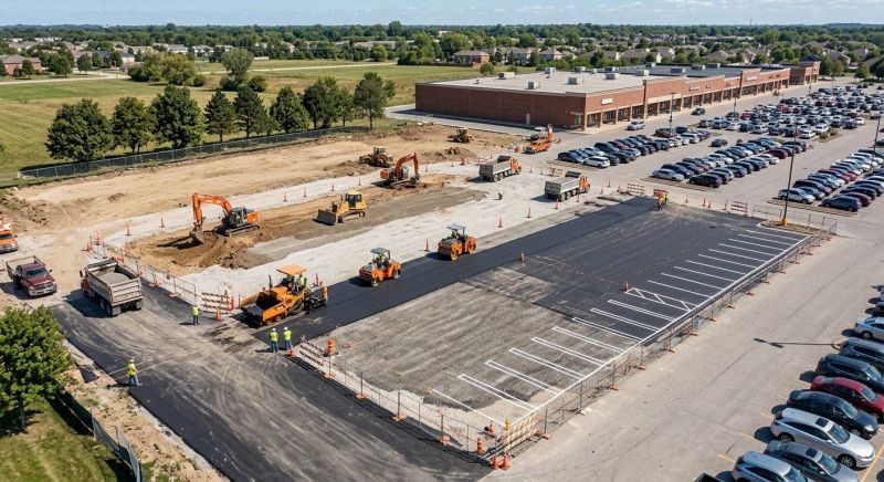 Parking Lot Renovation in Savannah, GA