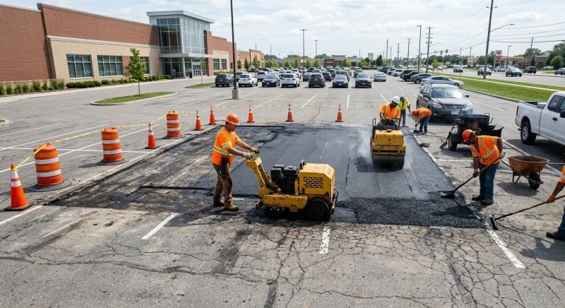 Parking Lot Repair in Bluffton, SC