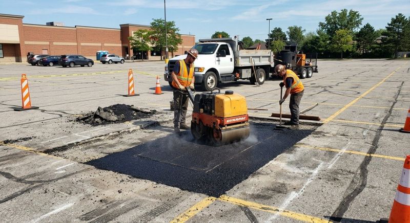 Parking Lot Repair in Los Angeles, CA