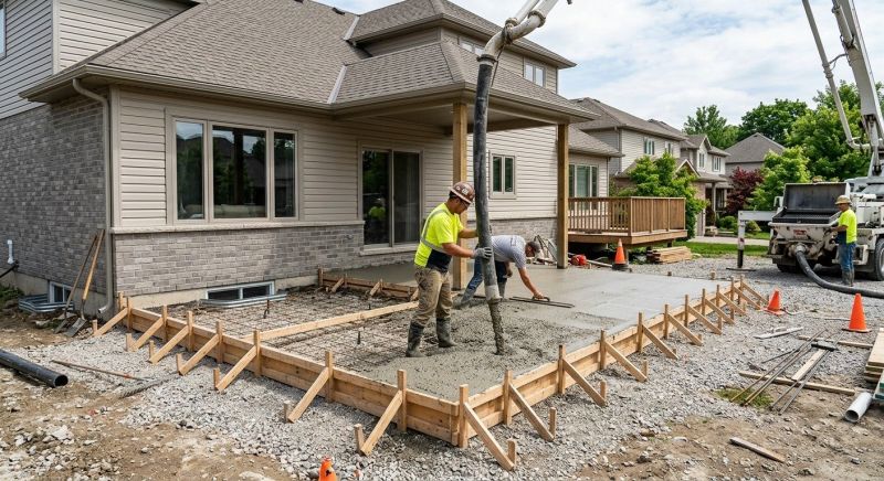 Porch Concrete Pouring in Fort Collins, CO