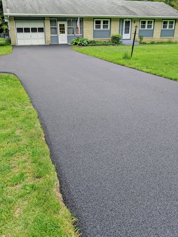 New Asphalt Driveway Installation