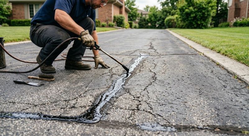 Road Crack Repair in Little Rock, AR