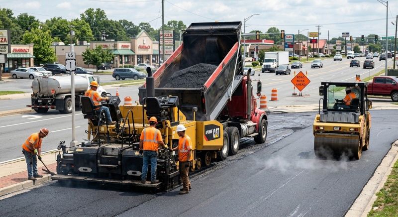 Road Paving Service in Orange County, CA